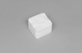 Салфетки из спанлейса, 7х7 см, белый, 100 шт/упк